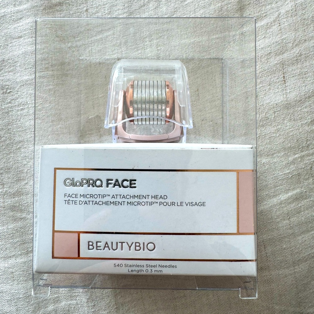 BRAND NEW- BeautyBio GloPro face attachment Microneedling Original price $39+tax